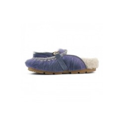 Pantuflas MOU Winter Sio Slide Long Hair Ponyskin