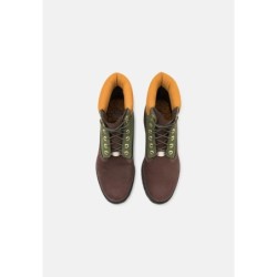 Timberland PREMIUM 6 INCH Botines con cordones dark brown/green