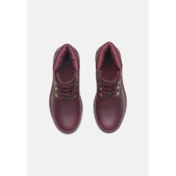 Timberland WATERPROOF Botines con cordones dark red full grain