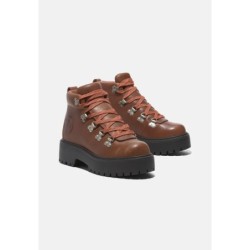 Timberland Botines con plataforma rust full grain