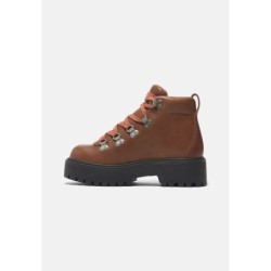 Timberland Botines con plataforma rust full grain