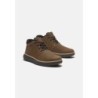 Timberland MID CHUKKA Botines con cordones dark brown nubuck