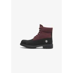 Timberland 6 INCH Botines con cordones black nubuck w burgundy