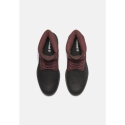 Timberland 6 INCH Botines con cordones black nubuck w burgundy