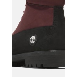 Timberland 6 INCH Botines con cordones black nubuck w burgundy