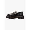 Palado Mocasines schwarz leo beige