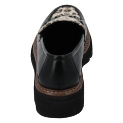 Palado Mocasines schwarz leo beige