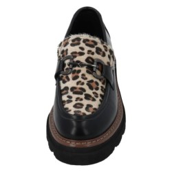 Palado Mocasines schwarz leo beige