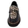 Palado Mocasines schwarz leo beige