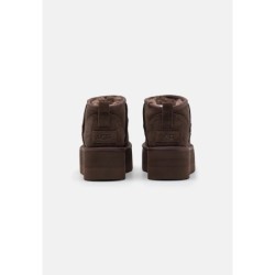 UGG CLASSIC ULTRA MINI PLATFORM Botines con plataforma burnt cedar