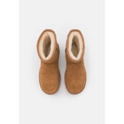 UGG CLASSIC MINI PLATFORM Botines con plataforma chestnut